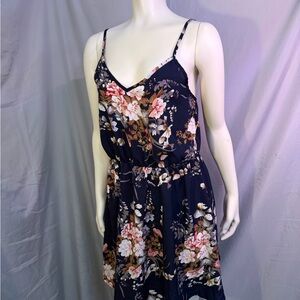 Floral Spaghetti Strap Dress
